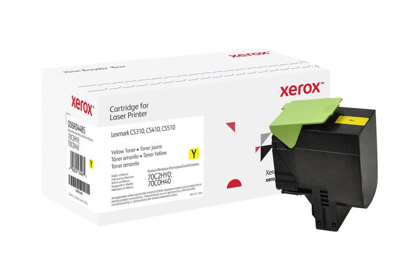Everyday Højtydende Gul Kompatibel Tonerpatron Alternativ Til: Lexmark 70c0h40 Lexmark 70c2hy0 Green World Alliance Returneringsprogram