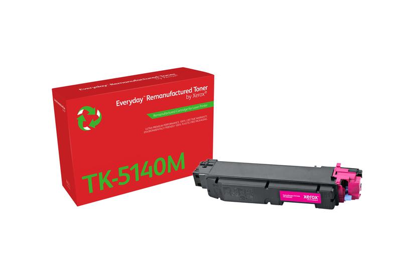 Everyday Magenta Kompatibel Genproduceret Tonerpatron Alternativ Til: Kyocera Tk-5140m Green World Alliance Returneringsprogram