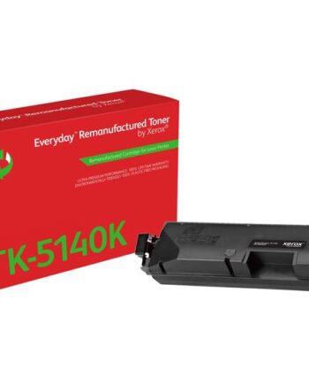 Everyday Sort Kompatibel Genproduceret Tonerpatron  Alternativ Til: Kyocera Tk-5140k  Green World Alliance Returneringsprogram