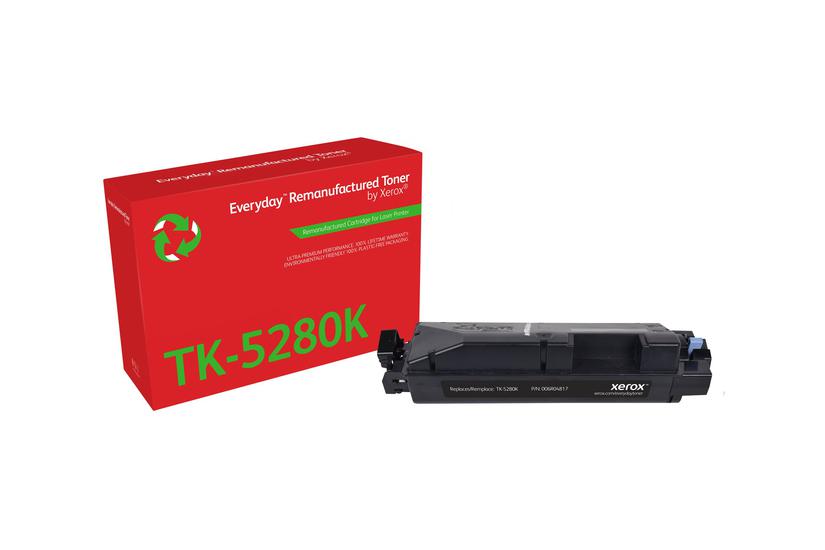 Everyday Sort Kompatibel Genproduceret Tonerpatron Alternativ Til: Kyocera Tk-5280k Green World Alliance Returneringsprogram