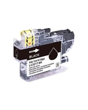 Gilford Dyb Sort Kompatibel Blækpatron  Alternativ Til: Brother Lc3217bk