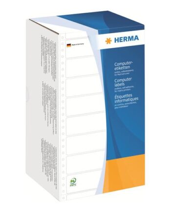Herma Computer Labels Fortløbende Fanfold-mærkater Mat 3000 Etikette    147 32   99   Mm