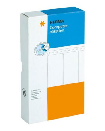 Herma Computer Labels Fortløbende Fanfold-mærkater Mat 1000 Etikette    147 32   99   Mm