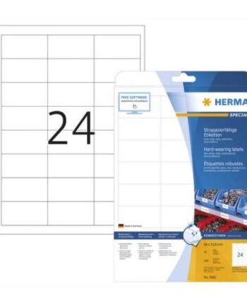 Herma Etik  Strapazierf  A4 Weiã  66 0x33   Mm Wfest 240 St
