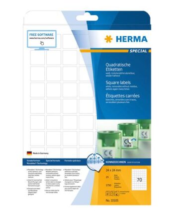 Herma Etiketter Mat 1750 Etikette    24   24 Mm