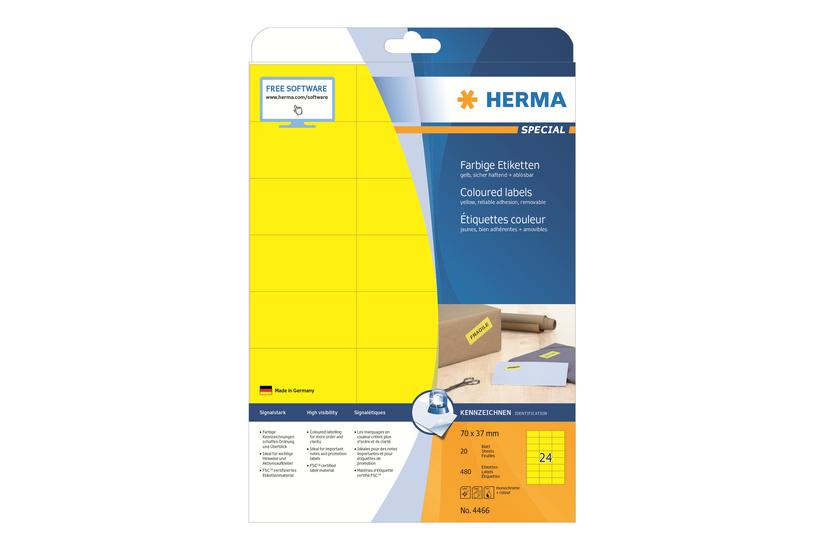 Herma Special Etiketter Mat 480 Etikette 70 37 Mm