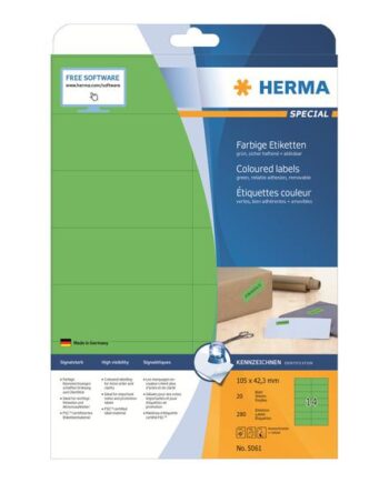 Herma Special Etiketter Mat 280 Etikette    105   42   Mm