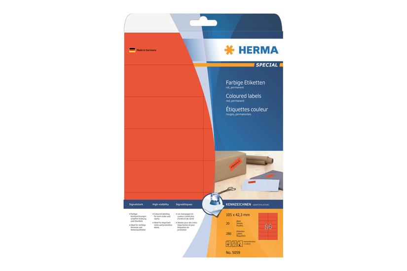 Herma Special Etiketter Mat 280 Etikette 105 42 Mm