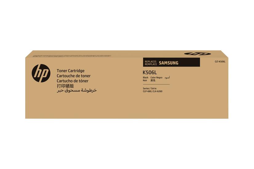 Hp Clt-k506l Højtydende Sort Original Tonerpatron Su171a