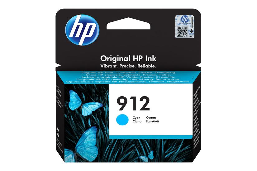 Hp 912 Cyan Original Blækpatron
