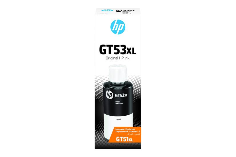 Hp Gt53 Høj Kapacitet Sort Original Blækrefill
