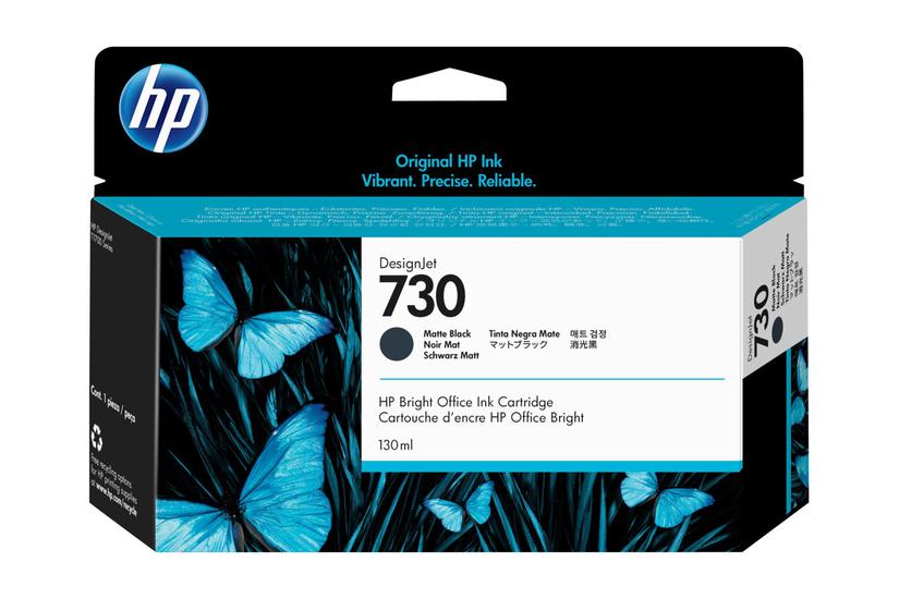 Hp 730 Mat Sort Original Designjet Blækpatron