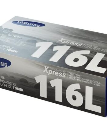 Hp Mlt-d116l Højtydende Sort Original Tonerpatron  Su828a