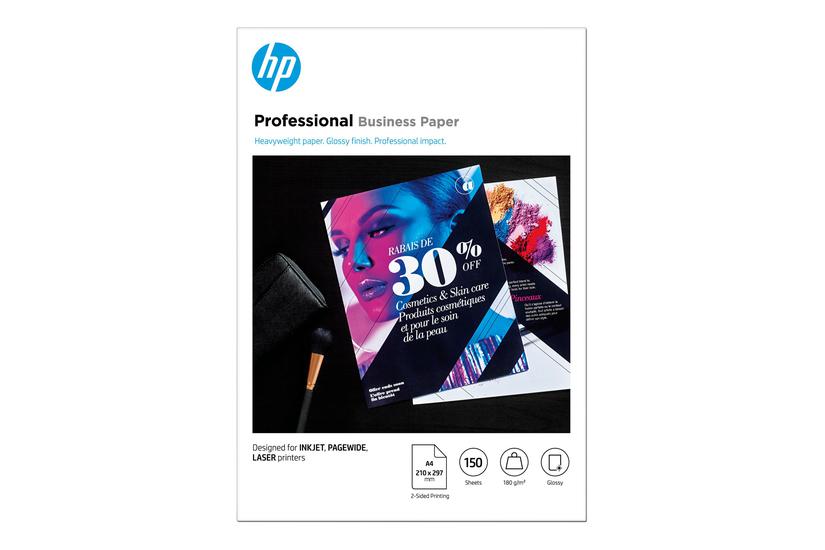 Hp Professional Glossy Paper Fotopapir Skinnende 150 Ark A4 180
