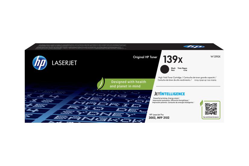 Hp 139x Højtydende Sort Original Laserjet Tonerpatron W1390x