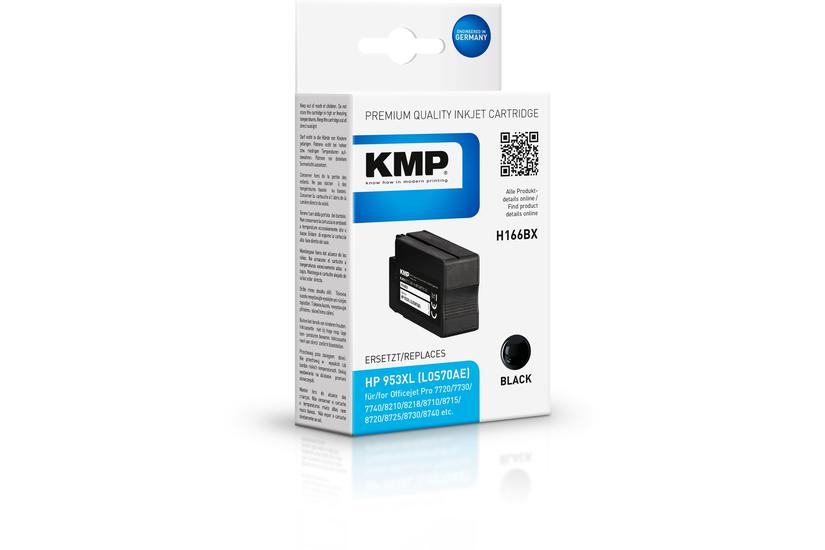 Kmp H166bx Højtydende Sort Kompatibel Blækpatron Alternativ Til: Hp 953 Hp L0s70ae