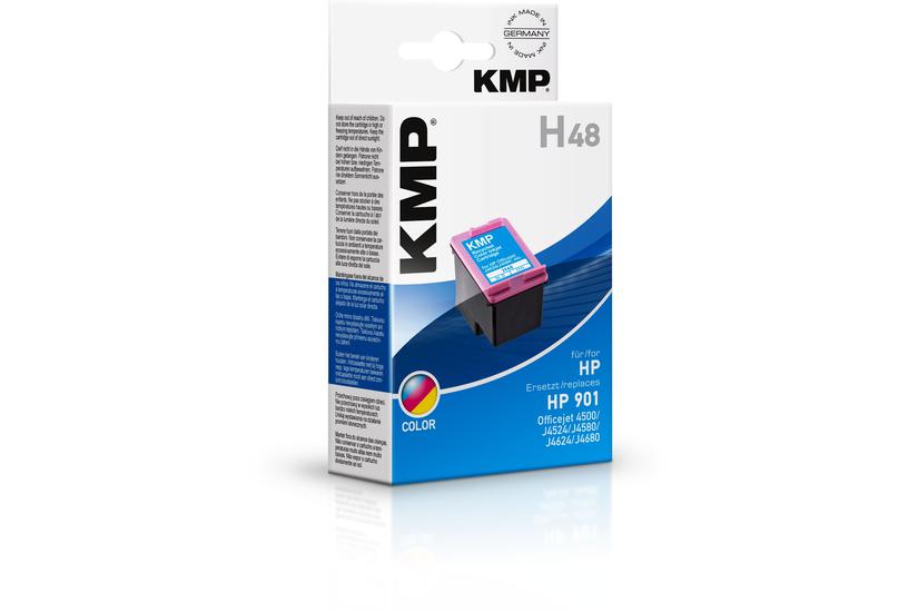 Kmp H48 Farve Cyan Magenta Gul Kompatibel Blækpatron Alternativ Til: Hp 901 Hp Cc656ae