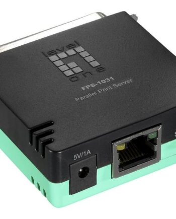 Levelone Fps-1031 Udskriftsserver Parallel 10 100 Ethernet