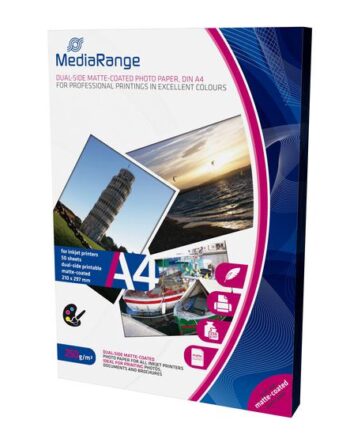 Mediarange Fotopapir Mat 50 Ark A4 250