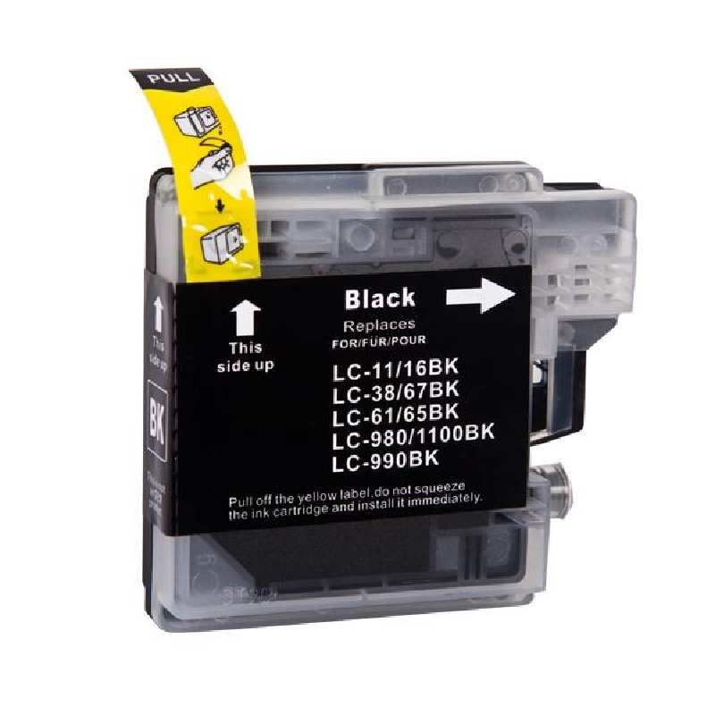Brother Lc980bk Sort Blækpatron Kompatibel Lc980bk 17ml