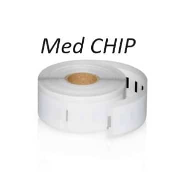 Dymo 11352 Adresseetiketter Med Chip Kompatibel S0722520 500 Stk 25   54mm