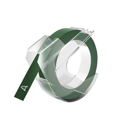 Dymo 3d Hvid På Grøn Tape Kompatibel S0898160   Mm