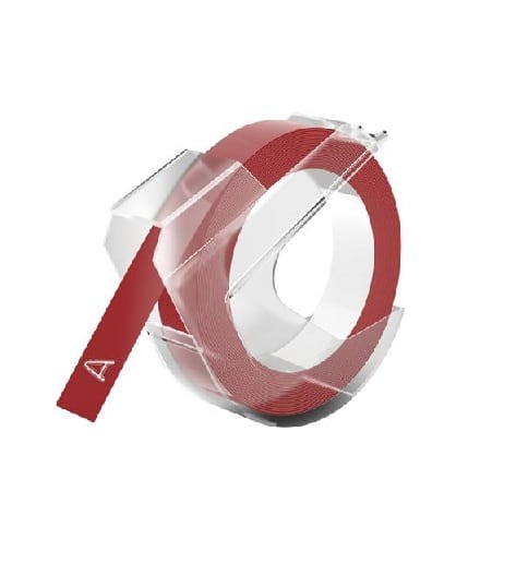 Dymo 3d Hvid På Rød Tape Kompatibel S0898150   Mm