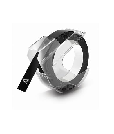 Dymo 3d Hvid På Sort Tape Kompatibel S0898130   Mm