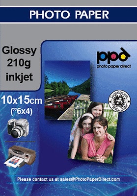 Fotopapir Glossy A6 210   100x150mm 50 Stk