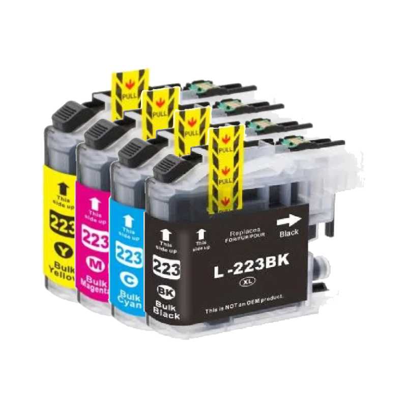 Rabatpakke Brother Lc223   Farver Bk- - -  Kompatibel Lc223   200 Sider