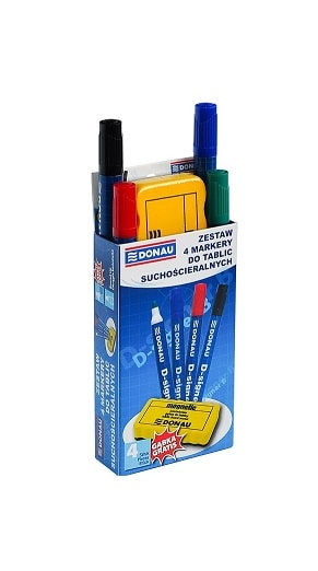 Whiteboard Marker Sæt   Farver Inklusive Magnetisk Tavlevisker