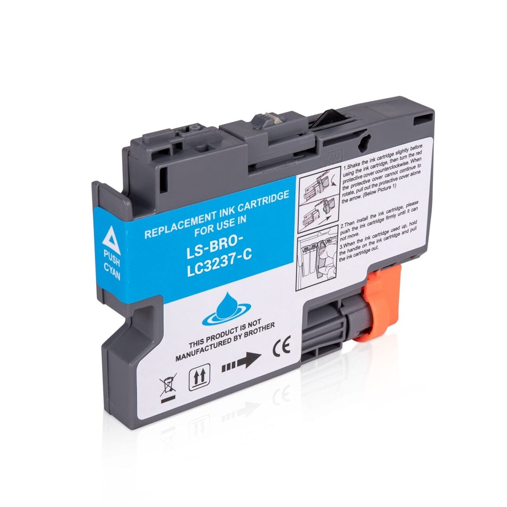 Brother Lc3237c Cyan Printerpatron   500 Sider Alternativ  Lc3237c