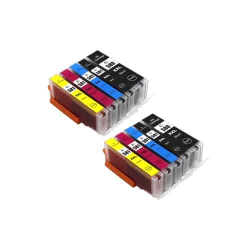 Rabatpakke Canon Pgi-580x    Cli-581x        Farver Pbk-bk- - -  Blækpatroner Kompatibel Pgi-580x  148 Ml