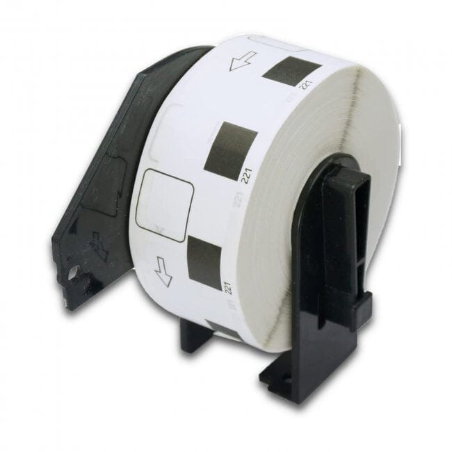 Brother Dk11221 Etiketter 23x23mm 1000 Stk Kompatibel  Dk11221