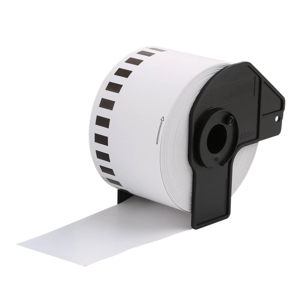 Brother Dkn55224 Ikke-klæbende Kontinuerlige Papiretiketter Kompatibel 4cm 30 5m