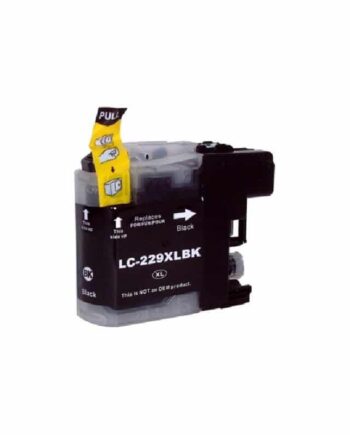 Brother Lc229 Bk Sort Blækpatron Kompatibel Lc229 Bk 1200 Sider
