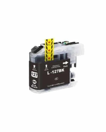 Brother Lc127 Bk Sort Blækpatron Kompatibel Lc127 Bk   200 Sider