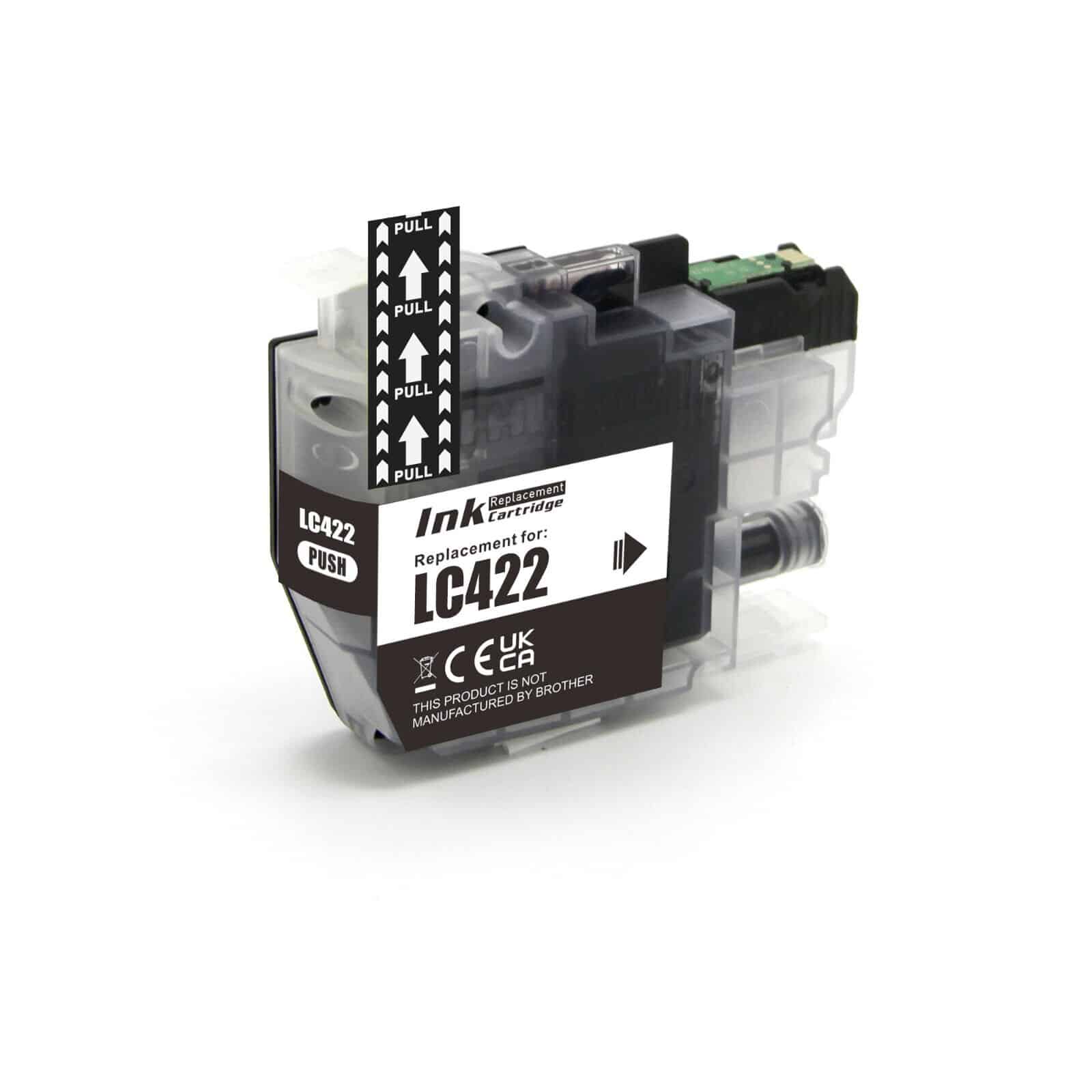 Brother Lc422bk Sort Blækpatron Kompatibel Lc422bk 550 Sider