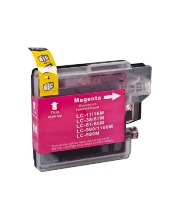 Brother Lc980m Magenta Blækpatron Kompatibel Lc980m 12ml