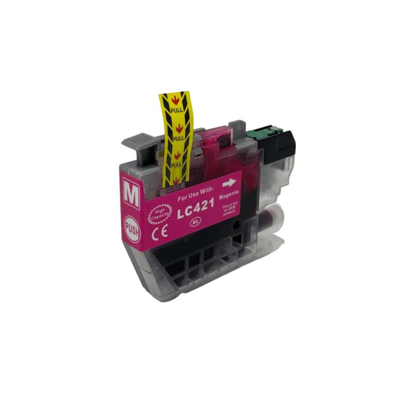 Brother Lc421m Magenta Blækpatron Kompatibel Lc421m 200 Sider