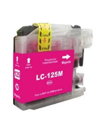 Brother Lc125   Magenta Blækpatron Kompatibel Lc125     200 Sider