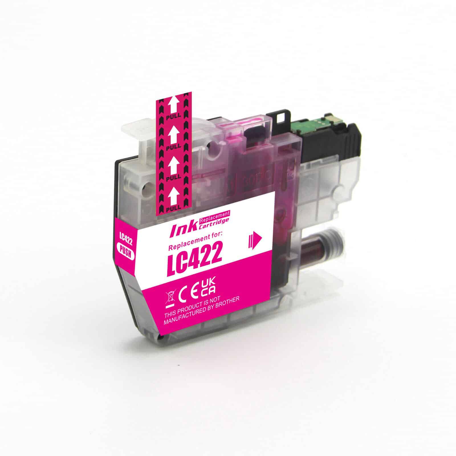 Brother Lc422m Magenta Blækpatron Kompatibel Lc422m 550 Sider