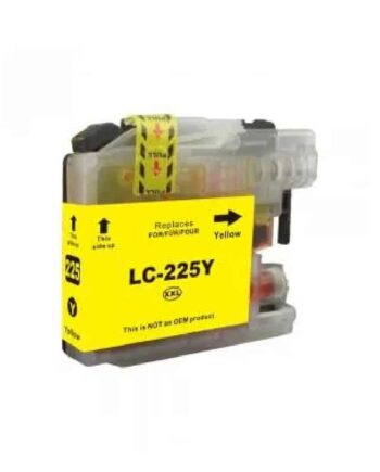 Brother Lc225   Gul Blækpatron Kompatibel Lc225   1200 Sider