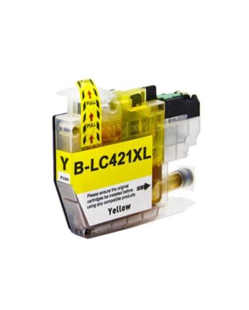 Brother Lc421   Gul Blækpatron Kompatibel Lc421   500 Sider