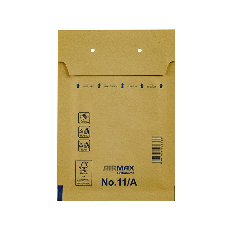 Brun Boblekuverter Airmax Nr  11 120   175 Mm  200 Stk
