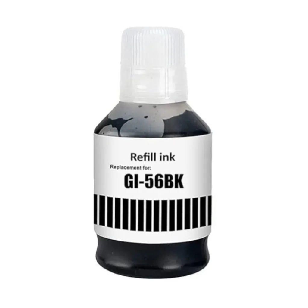 Canon Gi-56bk Sort Refill 170 Ml 4412c001 Alternativ