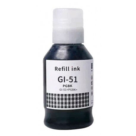 Canon Gi-51 Sort Refill 140 Ml 4529c001 Alternativ