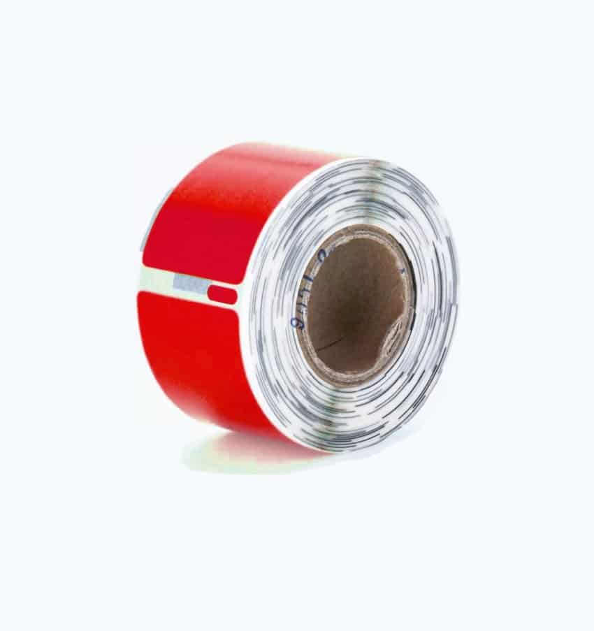 Dymo 99010 Røde Etiketter Kompatibel S0722370r 130 Stk 89   28mm