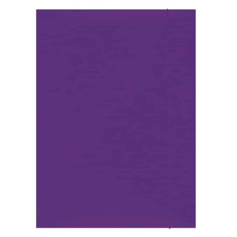 Elastisk Mappe A4   Lilla Karton  300gsm    Stk