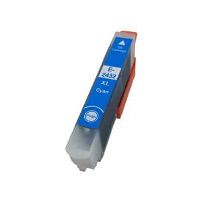 Epson 24  Cyan Blækpatron Kompatibel C13t24324010 10 6ml